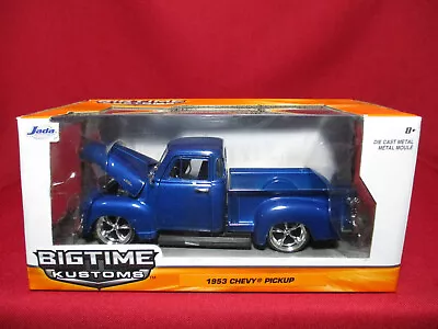 1953 Chevy Pickup Truck 3100 Bigtime Kustoms Jada Toys 1/24 Scale Diecast Car • $80.99