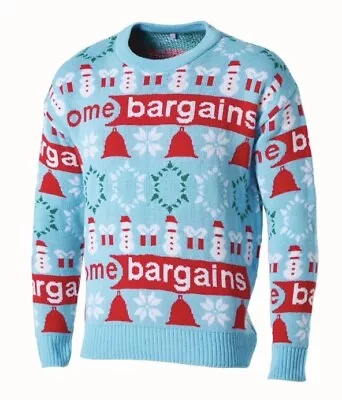 Small 39  Inch Chest Home Bargains Ugly Christmas Xmas Jumper Sweater • £33.99