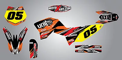 Full Graphics Kit For KTM 65 2009 - 2015  DIGGER STYLE Stickers Decals Graphics • $199.90