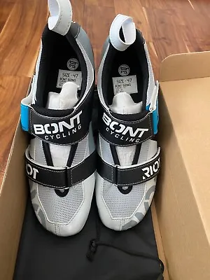 NIB Bont Cycling: Riot TR+ Triathlon Shoes (Size 47)  • $105