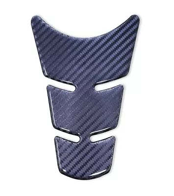 Metallic Blue Carbon Fibre  Motorcycle Tank Protector Pad Proteck  • $18.50