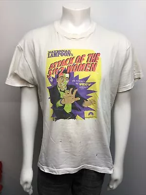 Vintage 1994 National Lampoon’s Attack Of The 5’2 Woman Movie Promo Shirt READ • $11.99