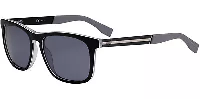$39.99 • Buy Hugo By Hugo Boss Men's Mt Black/Ruthenium/Dk Grey Soft Square HG0245S 0O6W IR