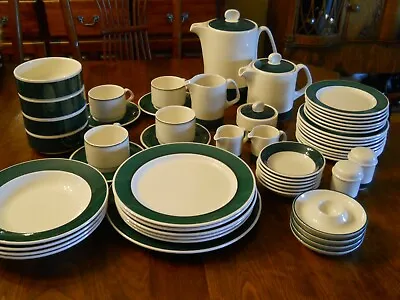 Villeroy & Boch Zurich Green Dinnerware: Plates/Bowls/Teapot/Coffee Pot • $12.99