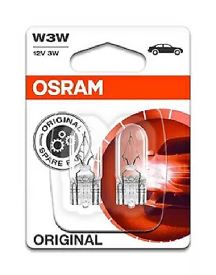 12v 3w T10 (X2) Fits VW CADDY Mk2 1.4 1.6 1.9D 95 To 04 Osram VOLKSWAGEN Quality • $5.59