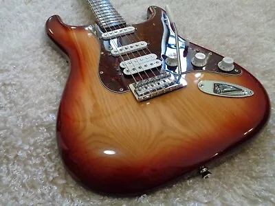 2008 Fender Special Edition Stratocaster HSS Ash Mexico Sienna Burst Guitar • $749.99