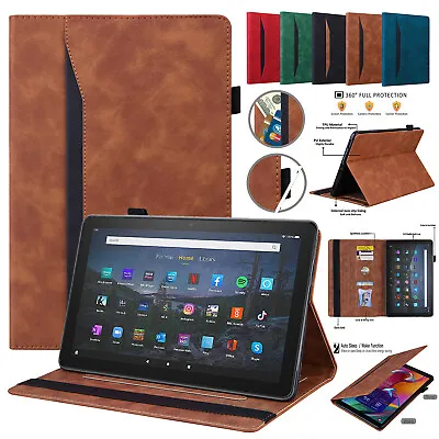 Smart Leather Wallet Flip Stand Case For Samsung Tab A9 8.7 X110 A9+ A9Plus X210 • $16.75