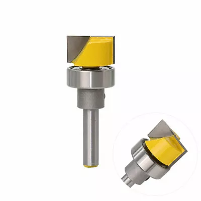 £6.99 • Buy 1/4 Inch Shank Hinge Mortise Template Router Bit Woodworking Milling Cutter UK