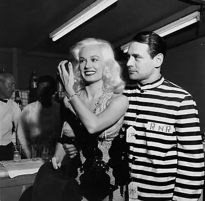 Actress Mamie Van Doren Attends A Halloween Party 1956 OLD PHOTO • $9