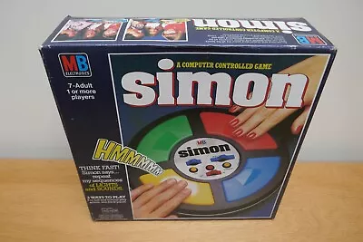Vintage 1978 Mb Electronics Simon Handheld Electronic Game - Boxed - Working • £85