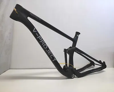 £790.24 • Buy Telaio MTB Full Boost Carbon Biammortizzata 29 Monviso XC Viola Bike 