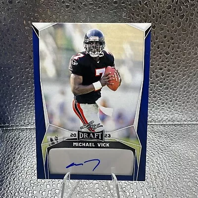 Michael Vick Autographs Blue #BA-MV1  2023 Leaf Draft • $14.99