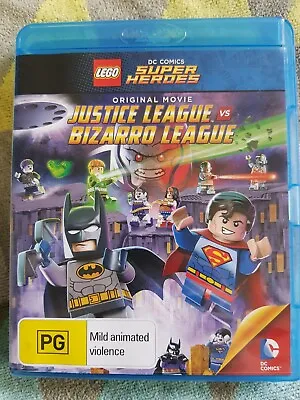 $8.25 • Buy Justice League Vs Bizarro League Bluray - Lego - Free Post