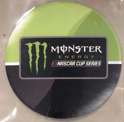 Monster Energy Cup DECAL 4  Round Vinyl Auto Home Nascar Racing Series • $6.79