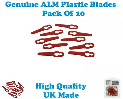 10 X ALM Qualcast Electric Hover Mower MEH29 MEH929 900w Plastic Blades GP295 • £4.50