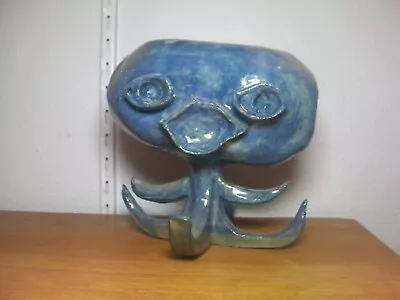 CERAMIC Alien Miss Venus Kelloggs Theme Glazed Fired 2 Lb. Primitive Outsider • $0.99