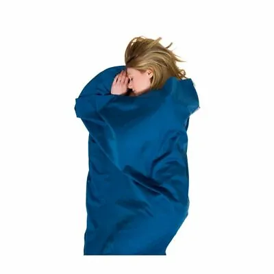 Breathable Compact LifeVenture Poly Cotton Sleeping Bag Liner - Rectangle • £16.99