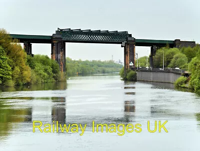 Railway Photo - Manchester Ship Canal Irlam Railway Viaduct  C2016 • £2