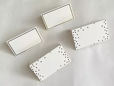 £2.95 • Buy Table Place Name Cards - Plain For Wedding, Dinner Parties, Birthday Party