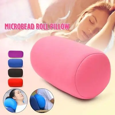 Micro Bead Travel Pillow - Comfort Head Neck Back Support Home  Travel • £8.42