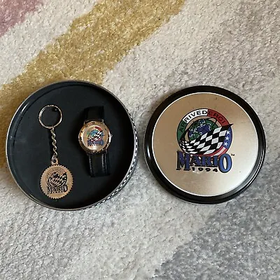 Mario Andretti 1994  Arrivederci  Watch Key Chain And Collector Tin • $4.99