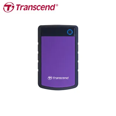 Transcend 1TB/2TB/4TB StoreJet 25H3 Portable Hard Drives USB 3.1 Gen 1 [Purple] • £136.51