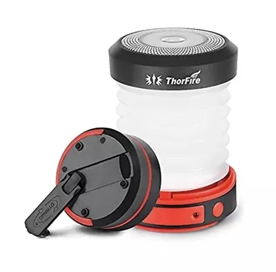 LED Camping Lantern Lights Hand Crank USB Rechargeable Lanterns Collapsible Mini • $14.99