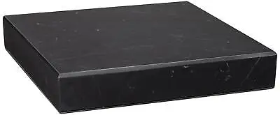 Black Marble 8  Square X 1  High Pedestal Lamp Riser • $29.99