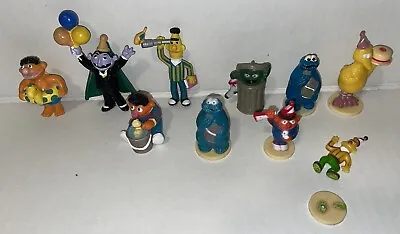 10 Vintage Sesame Street Muppets Toy Figures PVC Applause Tara Toy Cake Topper • $9.99