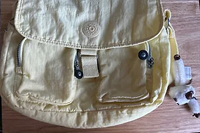 Kipling New Rita Yellow HB3265 Crossbody Medium Messenger Bag W/Monkey • $35