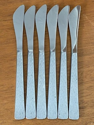 £11.99 • Buy 6 Vintage Spear & Jackson Crystal Stainless Steel Salad / Dessert Knives 19.75cm