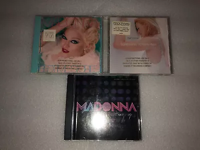 Madonna Rare 3 Lot Promo CD Hung Up Bedtime Stories Gold Stamp Something To Rem • $9.99