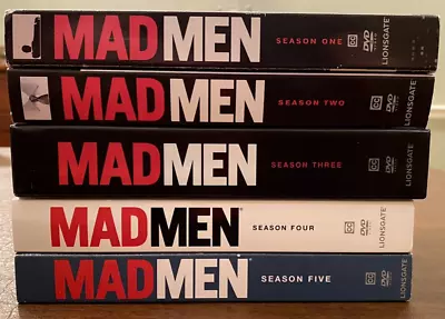 MAD MEN DVDs - THE COMPLETE SEASONS Of One-Five (1 2 3 4 5) • $19