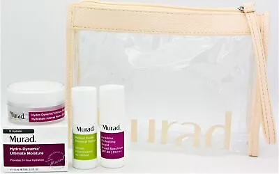 Murad Regimen Skin Care Travel Set - 3-Piece Trial Size Travel Kit In Murad T... • $49.99