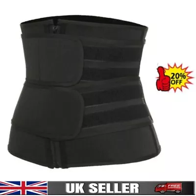 Waist Trainer Cincher Sauna Sweat Belt Sports Body Shaper Men&Women Slim Belt • £7.35