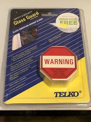 Telko Glass Guard Vibration Sensor Alarm S086N Sensor Alarm Device NEW • $14.99