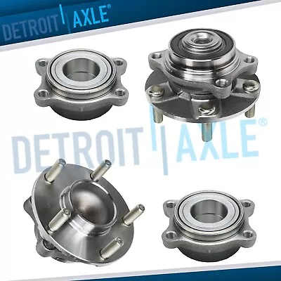 Front And Rear Wheel Hub And Bearing For 2003 2004-2007 Nissan 350Z Infiniti G35 • $146.96