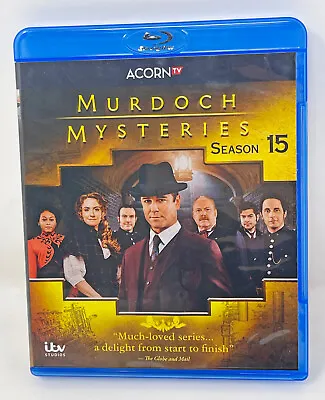 Murdoch Mysteries: Season 15 Acorn TV Blu Ray 6 Disc Set Used • $29.95