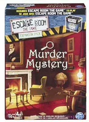 Escape Room The Game Expansion Pack MURDER MYSTERY New/Sealed • $11.49