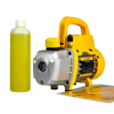 $76.99 • Buy FAVORCOOL FC-30T 3CFM 1/4HP Vacuum Pump For HVAC Car A/C Charge R410A R134A R22