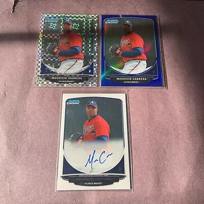 2013 Bowman Chrome Auto Autograph Mauricio Cabrera  • $0.99