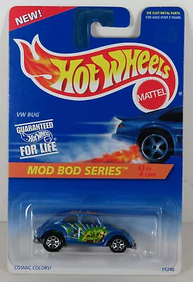 Hot Wheels Mattel Mod Bod Series 1995 # 398 Volkswagon VW Bug 3 Of 4 Blue • $3.20