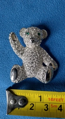 £8 • Buy Adrian Buckley Teddy Bear Brooch