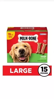 Milk-Bone Original Large Crunchy Dog Treat Biscuits (240 Oz.) Free Shipping • $25