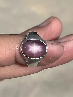 Genuine Star Sapphire Men’s Ring Size 7 • $475