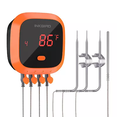 Inkbird Bluetooth Cooking Thermometer 4XC Waterproof Grill Oven Meat BBQ Food AU • $73.59