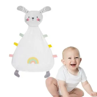 Baby Comforter Bunny Super Soft Sensory Tags New Born Soother Gender Neutral  • £6.99