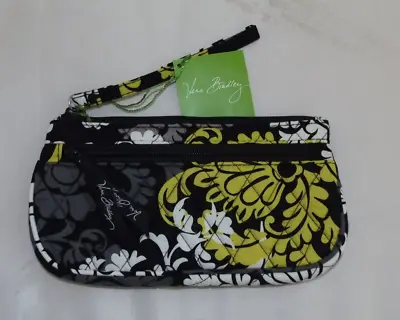 VERA BRADLEY Zip Wristlet Baroque - Black - Phones Fit Perfectly - Exact One-NWT • $24.95