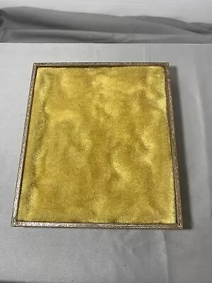 Vintage Jewelry Display Tray. Light Weight Wood Grain Design With Gold Velvet. • $9.99