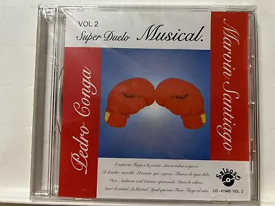 RARE CD No Longer Made First Press Duelo Musical V2 Pedro Conga Marvin Santiago • $39.95